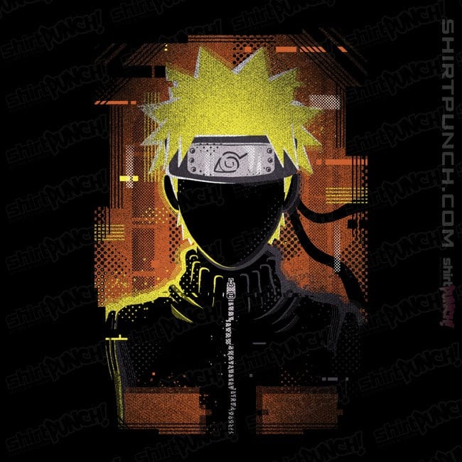 Shirts Magnets / 3"x3" / Black Glitch Naruto