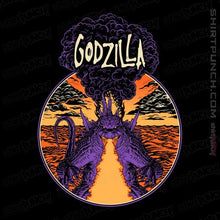 Load image into Gallery viewer, Daily_Deal_Shirts Magnets / 3&quot;x3&quot; / Black Godzilla Metal
