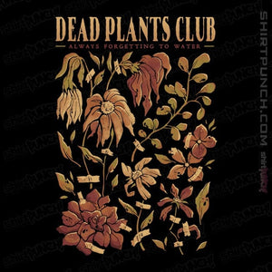 Daily_Deal_Shirts Magnets / 3"x3" / Black Dead Plants Club