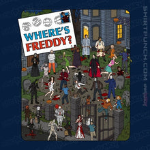 Load image into Gallery viewer, Daily_Deal_Shirts Magnets / 3&quot;x3&quot; / Navy Where&#39;s Freddy
