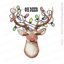 Load image into Gallery viewer, Shirts Magnets / 3&quot;x3&quot; / White Oh Deer
