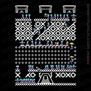 Shirts Magnets / 3"x3" / Black Lemmings Christmas