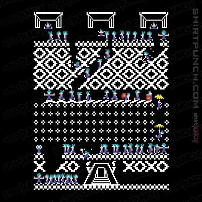 Shirts Magnets / 3"x3" / Black Lemmings Christmas