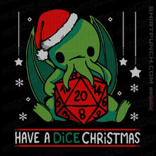 Load image into Gallery viewer, Shirts Magnets / 3&quot;x3&quot; / Black Have A Dice Christmas
