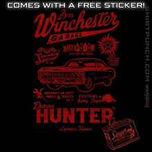 Load image into Gallery viewer, Daily_Deal_Shirts Magnets / 3&quot;x3&quot; / Black Winchester Garage
