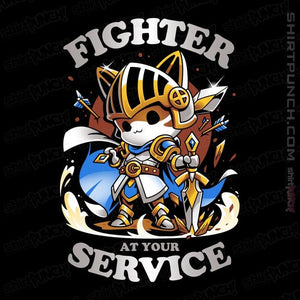 Daily_Deal_Shirts Magnets / 3"x3" / Black Fighter's Call