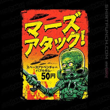 Load image into Gallery viewer, Shirts Magnets / 3&quot;x3&quot; / Black Mars Attacks

