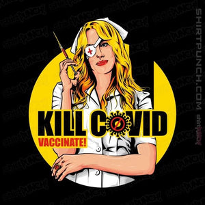 Shirts Magnets / 3"x3" / Black Kill Covid