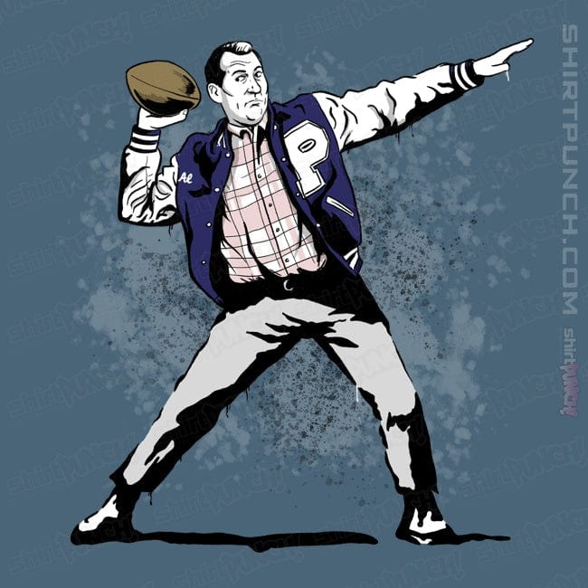 Daily_Deal_Shirts Magnets / 3"x3" / Indigo Blue Touchdown