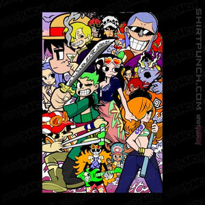 Daily_Deal_Shirts Magnets / 3"x3" / Black Luffy VS The New World