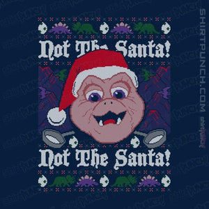 Shirts Magnets / 3"x3" / Navy Not The Santa!
