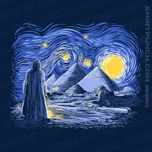 Daily_Deal_Shirts Magnets / 3"x3" / Navy Starry Night