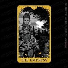 Load image into Gallery viewer, Shirts Magnets / 3&quot;x3&quot; / Black Tarot The Empress

