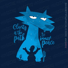 Load image into Gallery viewer, Shirts Magnets / 3&quot;x3&quot; / Navy Space Coyote
