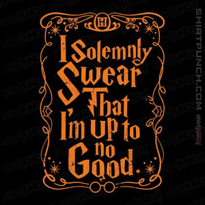 Secret_Shirts Magnets / 3"x3" / Black Solemnly Swear