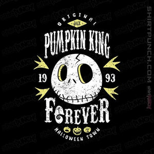 Shirts Magnets / 3"x3" / Black Pumpkin King Forever