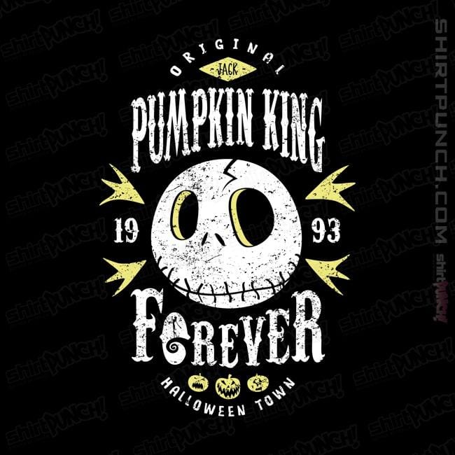 Shirts Magnets / 3"x3" / Black Pumpkin King Forever