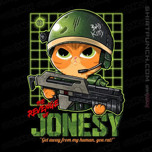 Daily_Deal_Shirts Magnets / 3"x3" / Black Revenge Of Jonesy
