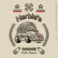 Load image into Gallery viewer, Shirts Magnets / 3&quot;x3&quot; / Natural Herbie&#39;s Garage Auto Repair
