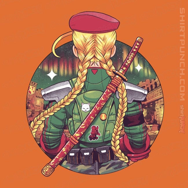 Daily_Deal_Shirts Magnets / 3"x3" / Orange Autumn Fighter
