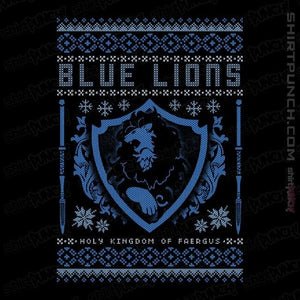 Shirts Magnets / 3"x3" / Black Blue Lions