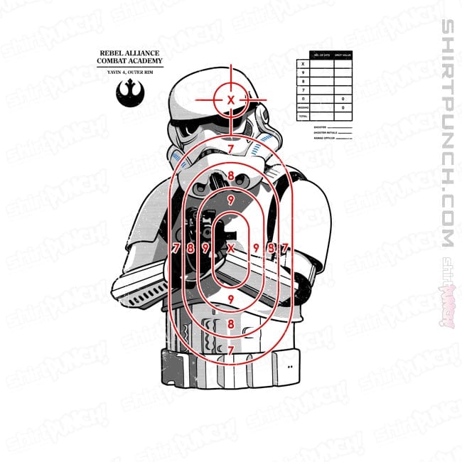 Daily_Deal_Shirts Magnets / 3"x3" / White Rebel Combat Academy