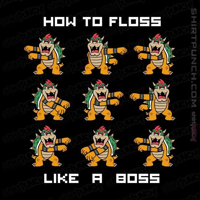 Shirts Magnets / 3"x3" / Black Floss Boss
