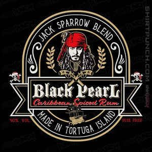 Daily_Deal_Shirts Magnets / 3"x3" / Black Black Pearl Rum