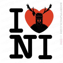 Load image into Gallery viewer, Shirts Magnets / 3&quot;x3&quot; / White I Love Ni
