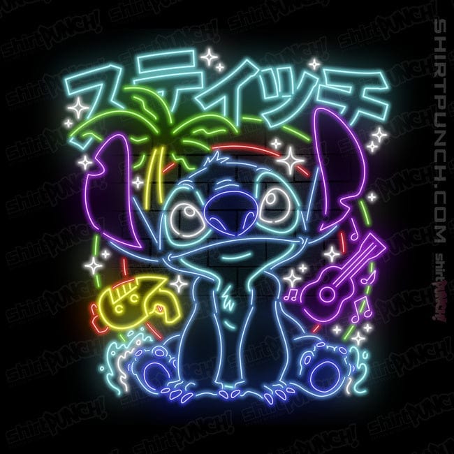 Daily_Deal_Shirts Magnets / 3"x3" / Black Stitch Neon
