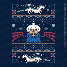 Load image into Gallery viewer, Shirts Magnets / 3&quot;x3&quot; / Navy Magical Japanese Folk Christmas Sweaters
