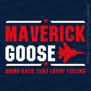 Shirts Magnets / 3"x3" / Navy Maverick And Goose