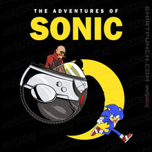 Load image into Gallery viewer, Shirts Magnets / 3&quot;x3&quot; / Black The Adventures of Sonic
