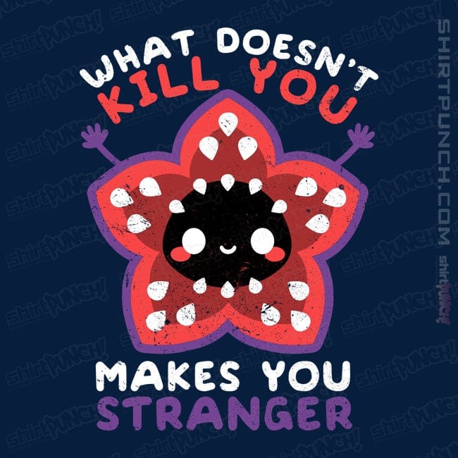 Secret_Shirts Magnets / 3"x3" / Navy Makes You Stranger