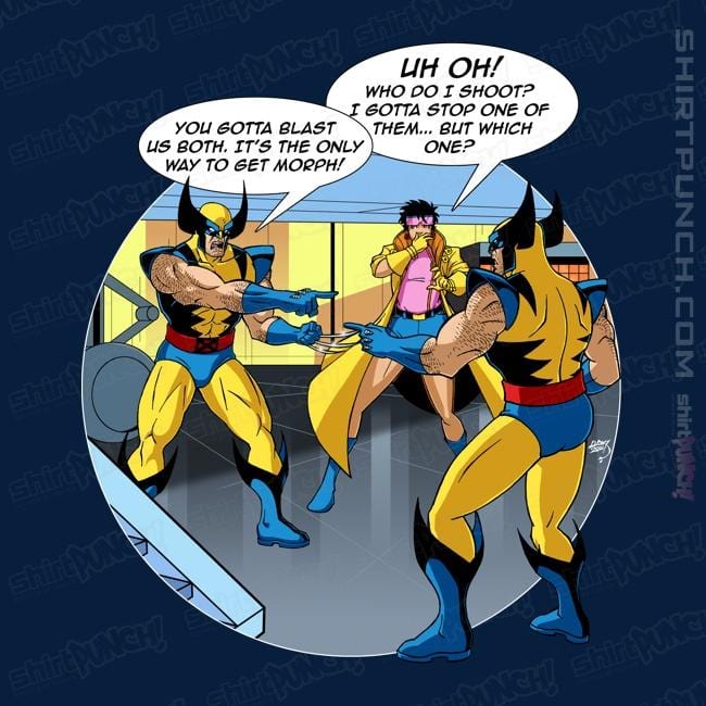 Secret_Shirts Magnets / 3"x3" / Navy Will the Real Wolverine Please Stand Up