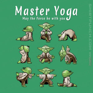 Daily_Deal_Shirts Magnets / 3"x3" / Irish Green Master Yoga