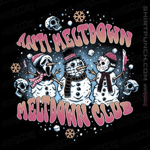 Daily_Deal_Shirts Magnets / 3"x3" / Black Meltdown Club