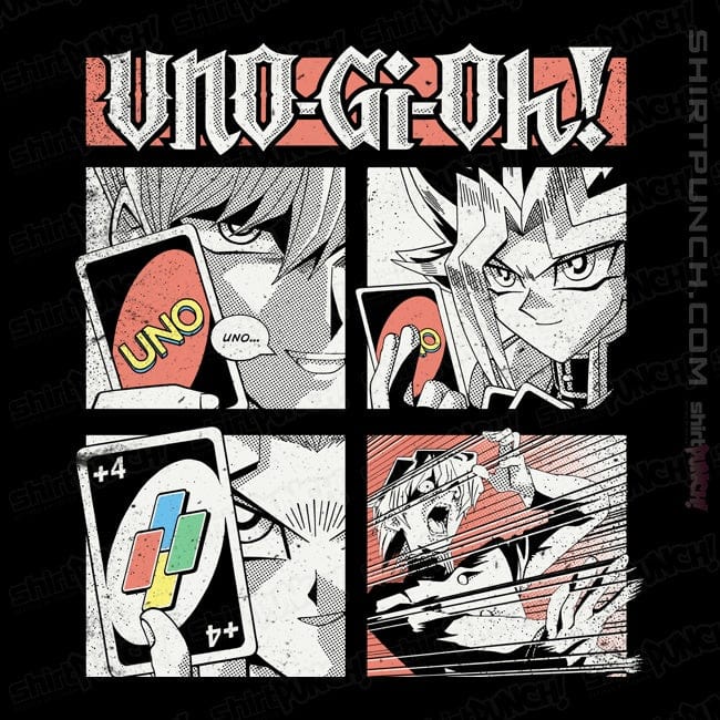 Secret_Shirts Magnets / 3"x3" / Black UNO-Gi-Oh!!