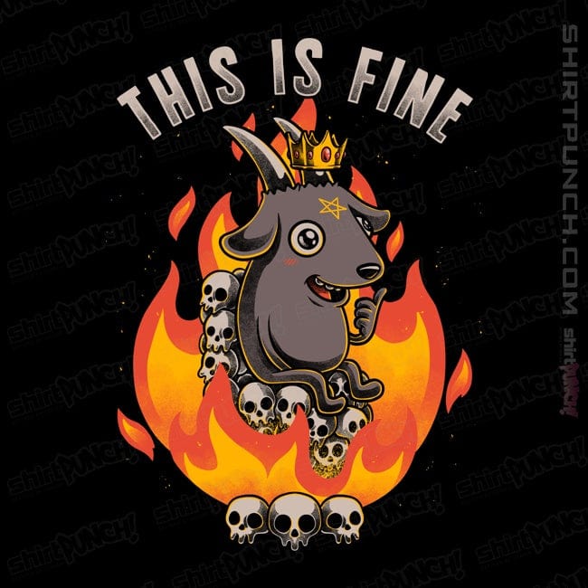 Secret_Shirts Magnets / 3"x3" / Black Demonically Fine