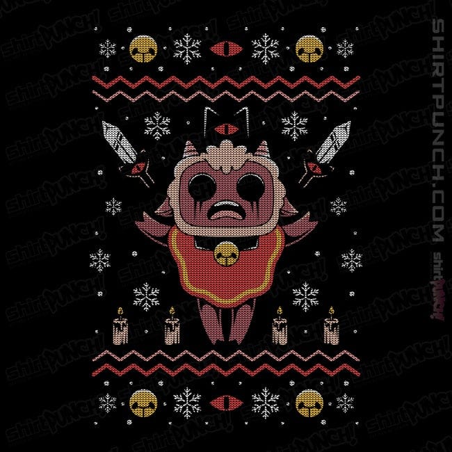 Shirts Magnets / 3"x3" / Black Lamb Christmas
