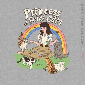 Shirts Magnets / 3"x3" / Sports Grey Princess Of Feral Cats