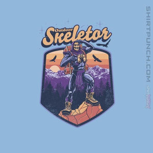 Shirts Magnets / 3"x3" / Powder Blue Outdoor Skeletor