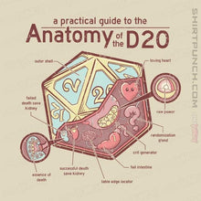 Load image into Gallery viewer, Secret_Shirts Magnets / 3&quot;x3&quot; / Natural D20 Anatomy
