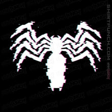 Load image into Gallery viewer, Shirts Magnets / 3&quot;x3&quot; / Black Glitch Symbiote
