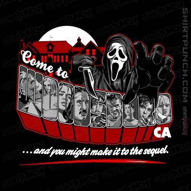Shirts Magnets / 3"x3" / Black Come To Woodsboro
