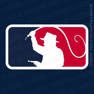 Daily_Deal_Shirts Magnets / 3"x3" / Navy Major League Archaeology