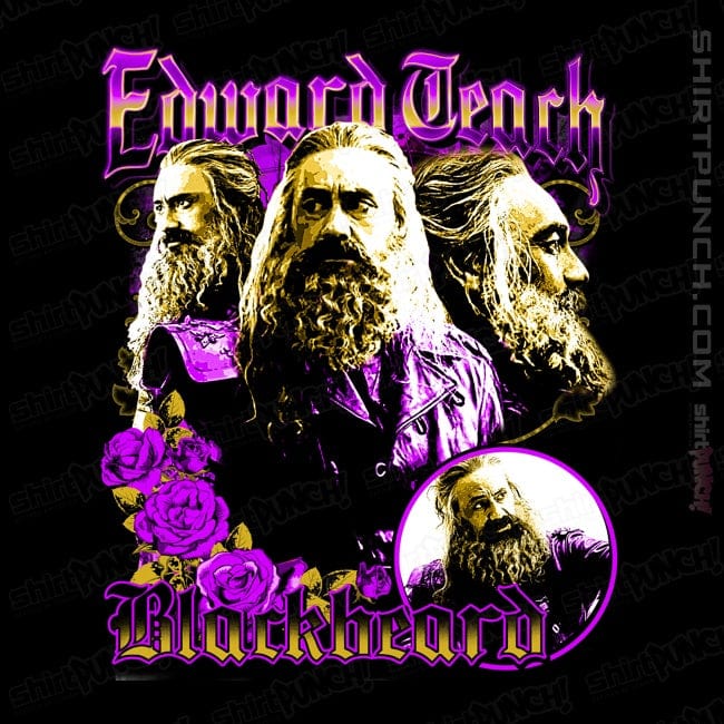 Secret_Shirts Magnets / 3"x3" / Black Blackbeard
