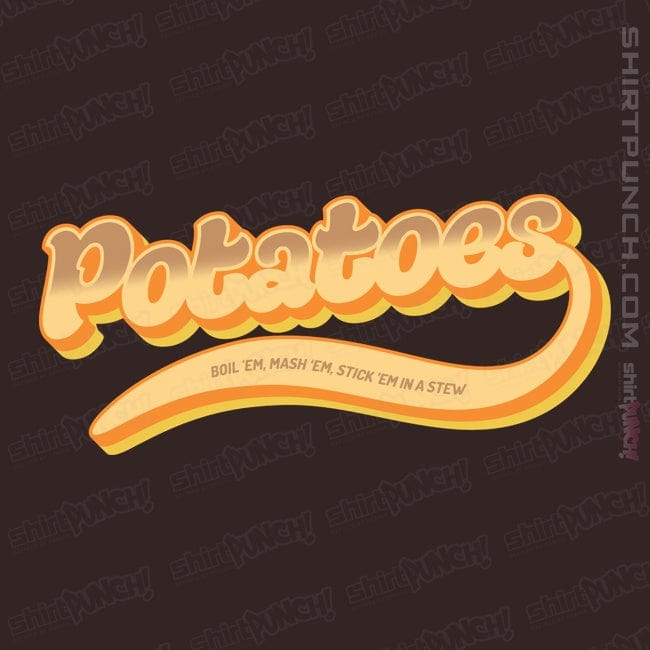 Daily_Deal_Shirts Magnets / 3"x3" / Dark Chocolate Potatoes