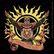 Load image into Gallery viewer, Daily_Deal_Shirts Magnets / 3&quot;x3&quot; / Black Praise The Sun!
