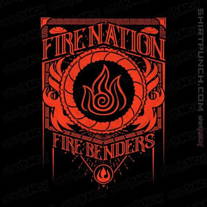 Shirts Magnets / 3"x3" / Black Fire Nation